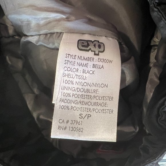 EXPOSURE PROJECT Black Snow Pants (S) - Picture 6 of 7